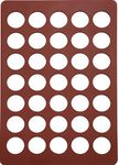 Sweet Artist Chocolate Stencil (Silicone Chablon Mat/Mould) - Circle Discs