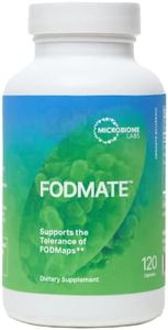 Microbiome Labs FODMATE Digestive Enzymes for Women & Men - Digestive Support for Low FODMAP Protocols & Occasional Bloating, Gas & Stomach Relief (120 Capsules)
