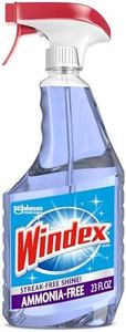 Windex Glass and Window Cleaner Spray Bottle, Ammonia Free, Packaging Designed to Prevent Leakage and Breaking, Surface Cleaning Spray, Crystal Rain Scent, 23 Fl Oz