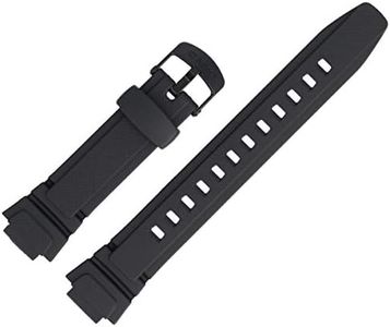 Casio Bracelet de Montre 14mm Plastique Noir - AQ-180
