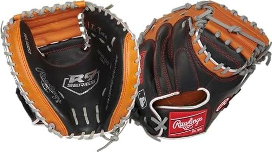 Rawlings | R9 CONTOUR Baseball Catcher's Mitt | 32" | 1-Piece Closed Web | Right Hand Throw