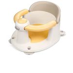 EzyWay Baby Bath Seat for Babies 6 Months & up, Non-Slip Toddler Bath Seat for Baby & Newborn, Sit Up Bath Seat for Baby (Yellow)