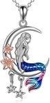 LUHE Mermaid Necklace Jewelry Gifts