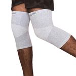 GoMoniX Bamboo Knee Sleeves - Bamboo Knee Support for Women and Men | Bamboo Compression Knee Sleeves | Perfect Knee Support for Women | Knee Brace for Knee Pain and Enhanced Comfort - XL