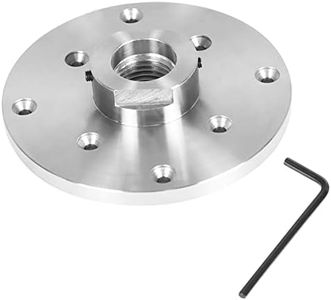 kimllier 6-Inch Steel Lathe Faceplate Wood Lathe Face Plate Fit for 1-1/4-Inch x RH 8Tpi Spindle with Locking Set