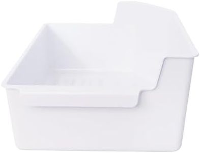 Kitchen Basics 101 240385201 Ice Cube Bucket Container Tray Storage Bin Compatible with Frigidaire Kenmore Electrolux 7240385201 AP2116228 891419, AH430380, EA430380, PS430380 (Refrigerator, Bin ONLY)