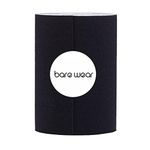 bare wear Boob Tape Plus Waterproof & Sweat-Proof Body Tape Roll | Safe to Use Directly on Skin Breast Lifting Tape | 5m 10cm | Black.