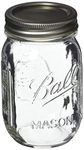 Ball Pint Mason Jar, Regular Mouth, 16 oz (3 Count)