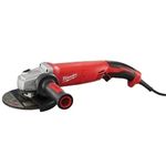 Milwaukee 6124-30 6-Inch Small Angle Grinder Trigger Grip, Lock-On