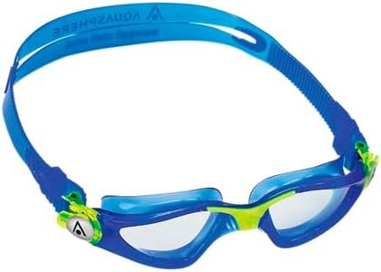 Aquasphere Kayenne JR Gafas de natación, gafas de piscina para niños de 6 años+ con protección UV, junta de silicona y lentes antivaho y antifugas para niños y niñas