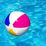 Gajus Soft Volleyball for Kids Game Rainbow Balls Kids Pool Toys Water Fun Play Indoor Outdoor (Multicolor)