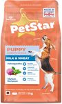 Mankind PetStar Puppy Dry Dog Food |1Kg | Milk Flavour | Clinically Tested | Power of 20+ Ingredients