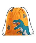 Artexia Swimming Bags for Kids - Drawstring Bags for Children - Ideal PE Bags for School for Girls - Gift Idea - Kids Drawstring Bag, Swim Bag Kids, Drawstring Gym Bag for Kids (Dinosaur)