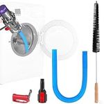 4-Pieces Blue Dryer Vent Cleaner Kit Compatible with Dyson Dryer Vent Attachment, Dryer Lint Cleaning Brush Vacuum Hose Attachment Lint Trap Remover Compatible with Dyson V7 V8 V10 V11 V15 Outsize