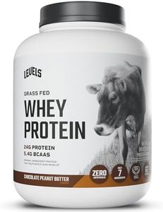 Levels Grass Fed 100% Whey Protein, No GMOs, Chocolate Peanut Butter, 5LB