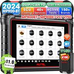 Autel MaxiPRO MP900-BT Scanner: 2024 DoIP/CAN FD MP900BT, Upgraded of MS906BT/ DS808/ MP808S/ MP900/ MP808BT PRO, ECU Coding, 3000+ Bidirectional Scan Tool, VIN/License Scan, 40+ Service, OS 11