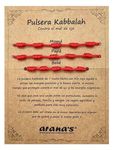 arana's - Bracelet 7 knots red woman man children babies - For the evil eye - Red thread protection negative energy - Amulet of good luck and friendship - Prosperity family friends couples, Ajustable
