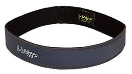 Halo Headband Unisex Adult Charcoal Grey 1" Slim Sweatband, Max Absorption, No-Slip Grip Technology, Redirects Sweat from Eyes and Face, Multi-Sport, Made in USA