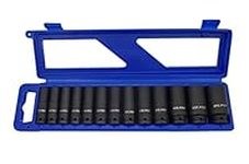 US PRO 13pc 1/2"" Drive Deep Impact Socket Set Metric 13mm to 32mm 1397