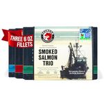 SeaBear Smoked Salmon Trio, 18-Ounce Box