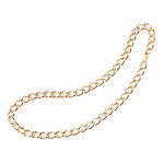 Bristol Novelty BA552 Heavy Duty Chain, Mens, Solid, Gold, One Size