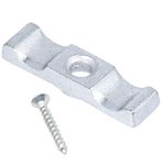 SUL Turn Button Latch, for Gates and Shed Door Turn Button Latch, Rabbit Hutch Cages, Thumb Turn Button with Fixing Screw - 50 mm (1)