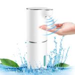 Automatic Soap Dispenser, 300 ML Rechargeable Touchless Foam Soap Dispenser with 3 Adjustable Levels, IR Sensor Electric Hand Soap Foaming Dispenser Hand Wash for Kids Bathroom Kitchen Hotel Office