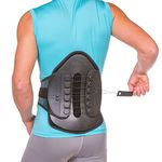 Spine Decompression Back Brace - MAC Plus Rigid Lumbosacral Corset Belt with Pulley System for Sciatica Pain, Disc Injury and After Laminectomy or Spinal Fusion Surgery (L)