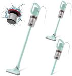 KEROMEE Corded Stick Vacuum Cleaner, 14kpa Powerful Suction Handheld Vacuum Cleaner with Crevice Tool, Small Vacuum Cleaner for Hardwood Pet Hair Carpet Staircases Sofa Window