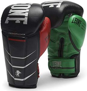 LEONE 1947 Revo Performance, Guantes de Boxeo Unisex para Adultos, Negro, 12 oz