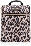 Itzy Ritzy Lightweight Insulated Bottle Bag – Keeps Bottles Warm or Cool - Holds 3 Bottles and Features Interior Pocket for Ice Pack (Not Included), Leopard