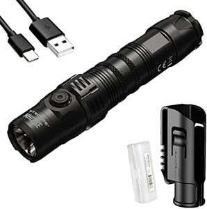Nitecore MH12SE 1800 Lumen USB-C Rechargeable Tactical Flashlight with LumenTac Organizer