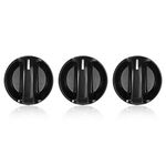 AC Climate Control Knobs Fits for Toyota Tundra - Air Conditioner Heater Control Switch Knob for 99 00 01 02 03 04 05 06 Toyota Tundra, Replacement for The Part# 55905-0C010, Pack of 3