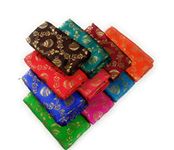 Women's Cotton Blend Unstitched 1 meters Each Blouse Materials (Multicolour, Free Size) - Pack of 10 Pieces -SA47