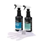 ERRECOM Cleaning Kit for Air Conditioners, includes 1 L bottle of Clima-Net, A/C Filter and Evaporator Cleaner, 1 L bottle of BIO-Alkaline, Alkaline Cleaner with Biodegradable Surfactants, Gloves