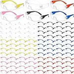 96 Pairs Clear Safety Glasses Bulk 