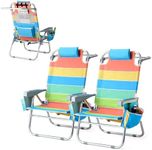 VINGLI Backpack Beach Chair 2 Pack,