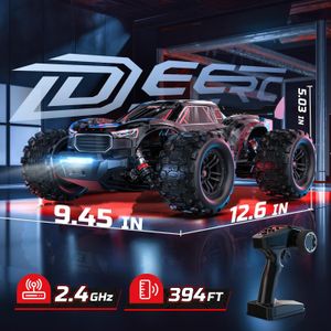 DEERC 1:14 Brushless RC Car for Adults – 46+ mph 4WD Off-Road Truck, Waterproof, All Terrain
