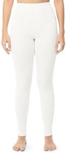 INDERA Raschel-Knit Cotton Long Johns, Thermal Underwear for Women White