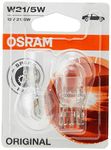 Osram 7515-02B Original Equipment W21/5W bulbs in a twin blister pack - Transparent