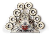 Oldboy Ceramic Skateboard Bearings, Set of 8 Bearings for Skateboards, Longboards, Inline Skates, Rollerblades, Super Lube Ball Bearings, Skateboard Accessories (608RS ZrO2 at 8 x 22 x 7 mm)