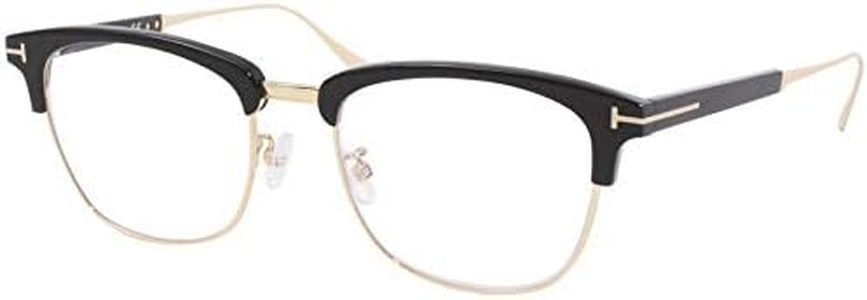 Eyeglasses Tom Ford FT 5590 -F-B 001 Shiny Black, Rose Gold/Blue Block Lenses