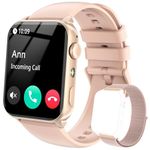 IOWODO Smart Watch for Women (Answer/Make Calls，1.91" HD Fitness Watch with Flashlight/Step Counter/110+ Sport Modes/Heart Rate/Sleep Monitor/SpO2/IP68 Waterproof/Tracker，Smartwatch for Android iOS