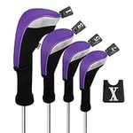 Andux 4pcs/Set Golf 460cc Driver Wo