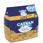 Catsan Litter Ultra Plus Clumping Cat Litter, odour eliminating, extra absorbent, Pack of 3 (3 x 5 L)