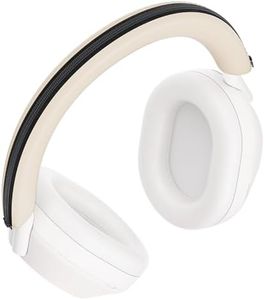 Joghaw Silicone Headband Cover for Sony WH-1000XM5 - Sweatproof Zippered Head Strap Protector - Anti-Scratch, Washable, Soft, for Gym & Travel - Gold