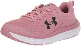 Under Armour Women's Charged Assert 10 D Running Shoe, (600) Pink Elixir/Pink Elixir/Black, 8 Wide