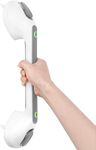 Newthinking Long Suction Grab Rail for Bathroom, 15.8inch Suction Shower Handle with Indicator, Portable Suction Safety Grab Handle Mobility Aids for Elderly Disabled