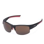 High Definition Golf Ball Finder Sport Glasses for Men Women Golf Sunglasses Golf Glasses Golf Sports Eyewear MZ861（Black/Brown)