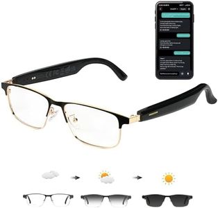 OICIIDO Ai Translation Smart Glasses with Chat GPT & Deepspeek Bluetooth Glasses for Men Women with 164+ Language & Accents, Translation Glasses Color-Change Lens, Open Ear Lighweight Eyeware